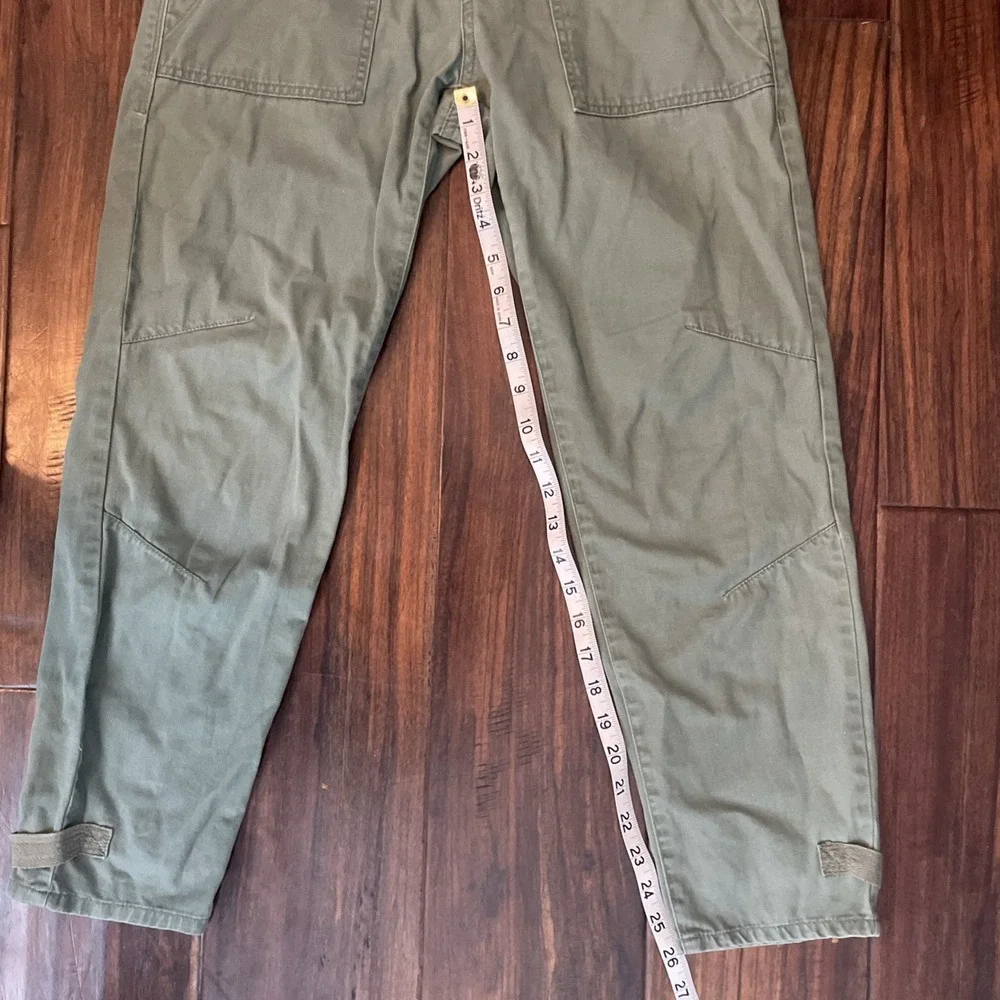Pistola Women's Cargo Pants 24 In Waist Drawstring Army Green 26" Inseam Gorp - Picture 5 of 9